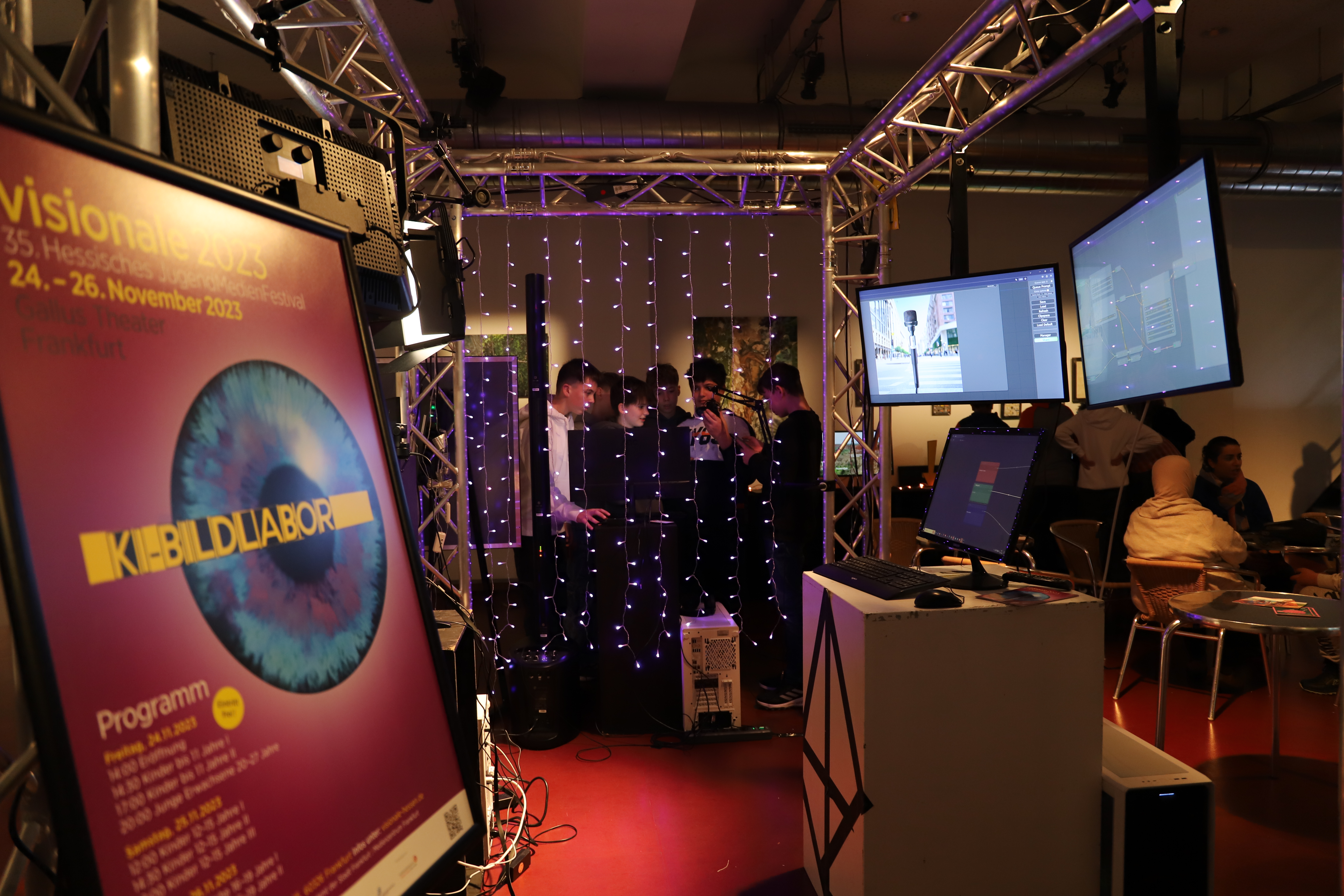 KI-Ausstellung von Education Interactive auf der visionale 2023 in Frankfurt